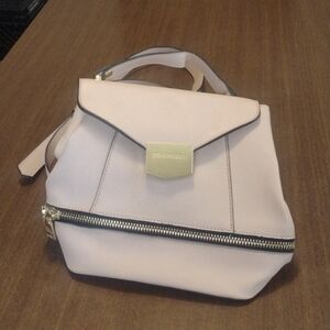 Steve Madden pale pink backpack purse